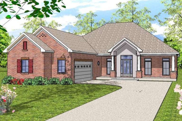 House Plan House Plan #14598 Front Elevation