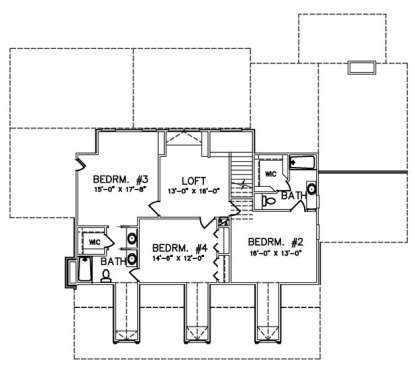 Floorplan 2 for House Plan #6819-00021