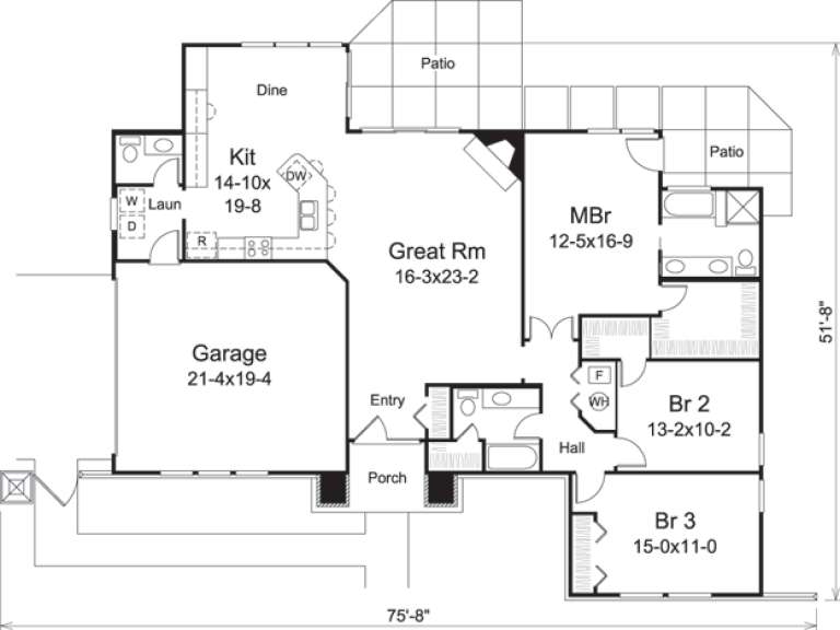 House Plan House Plan #14663 Drawing 1