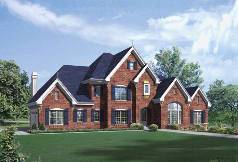 House Plan House Plan #14665 Front Elevation