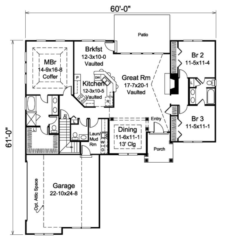 House Plan House Plan #14681 Drawing 1