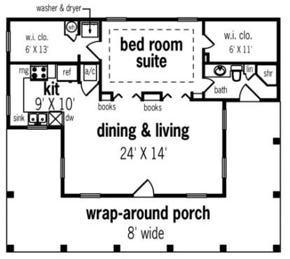 Floorplan 1 for House Plan #048-00003