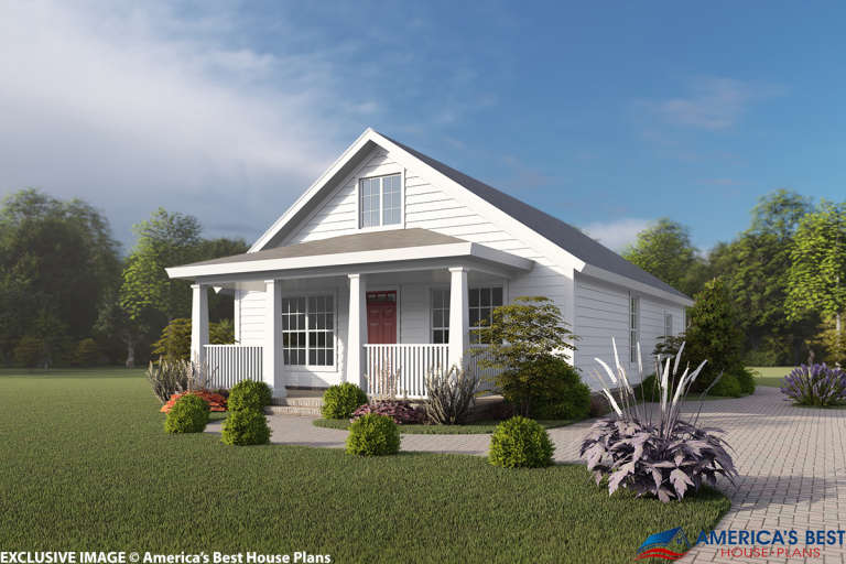 House Plan House Plan #14722 Front Elevation 