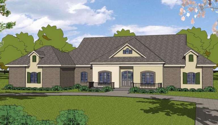 House Plan House Plan #14726 Front Elevation