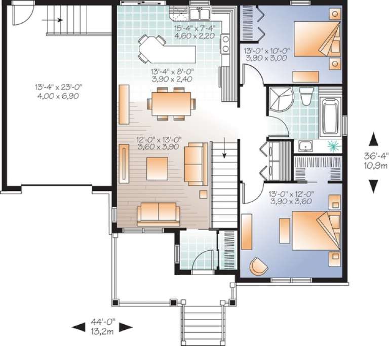 House Plan House Plan #14746 Drawing 1