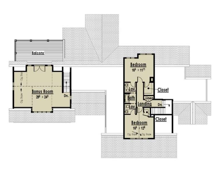 House Plan House Plan #14804 Drawing 2