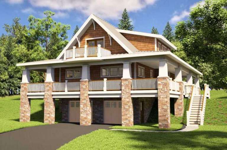 House Plan House Plan #14806 Front Elevation