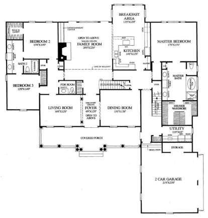 Floorplan 1 for House Plan #7922-00019