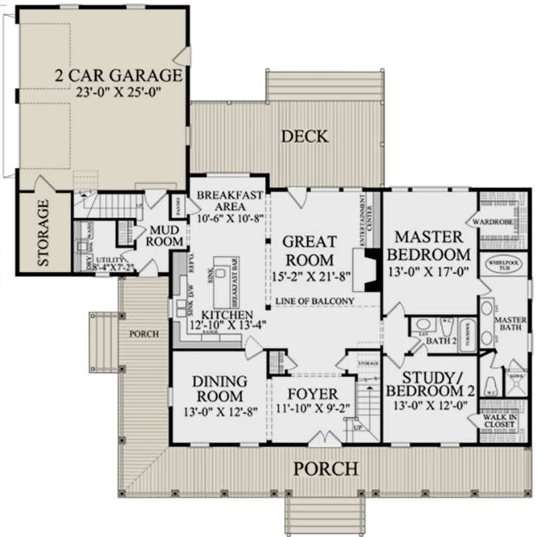 House Plan House Plan #14827 Drawing 1
