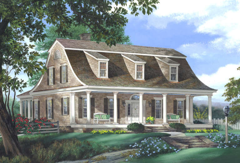 House Plan House Plan #14829 Front Elevation