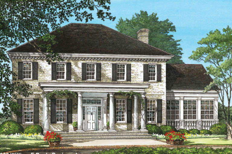 House Plan House Plan #14844 Front Elevation