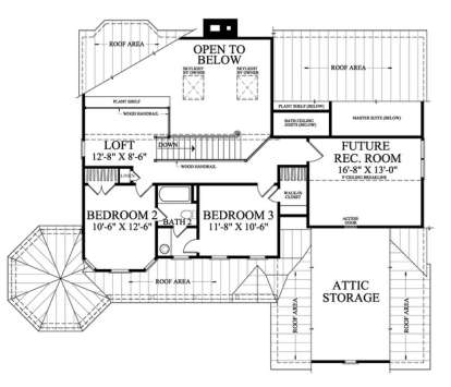 Floorplan 2 for House Plan #7922-00042