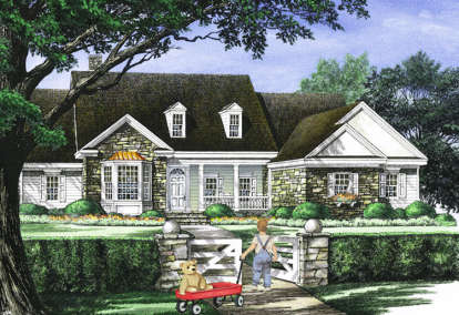 Country House Plan #7922-00043 Elevation Photo