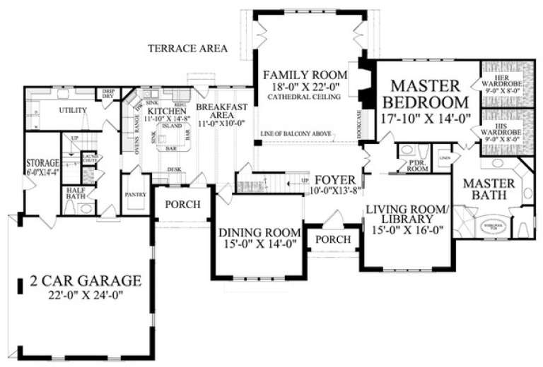 House Plan House Plan #14868 Drawing 1