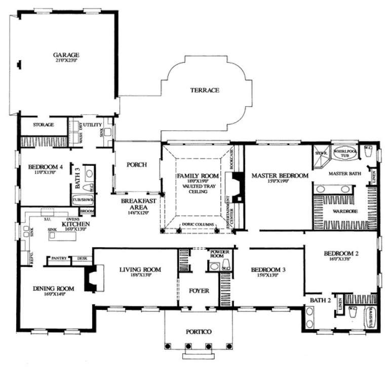 House Plan House Plan #14887 Drawing 1
