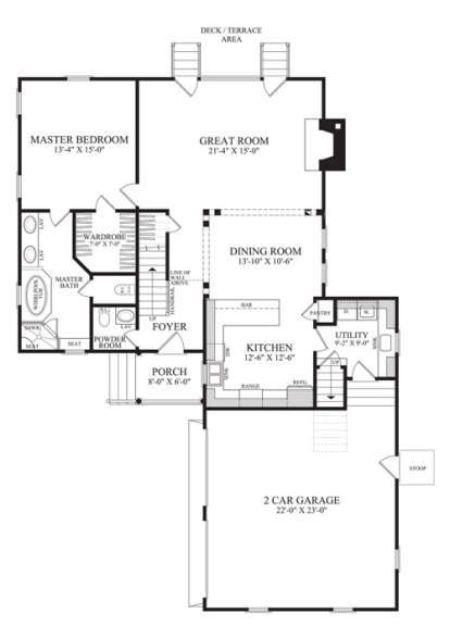 Floorplan 1 for House Plan #7922-00086
