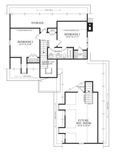 Floorplan 2 for House Plan #7922-00086