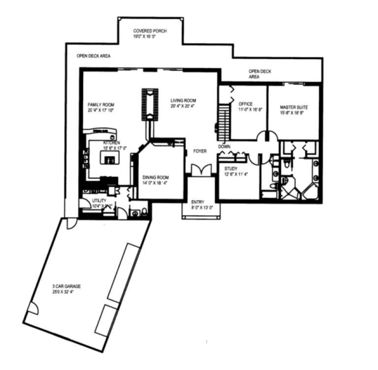 House Plan House Plan #1490 Drawing 2