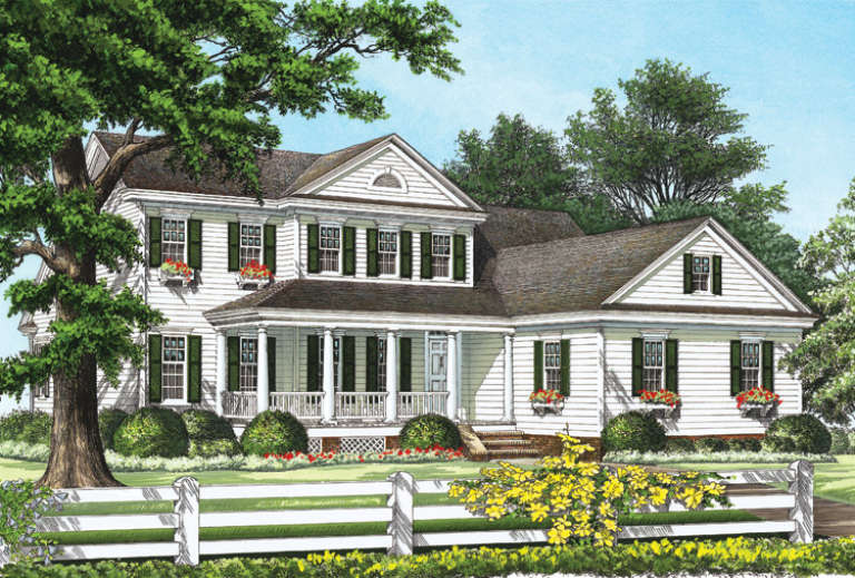 House Plan House Plan #14909 Front Elevation