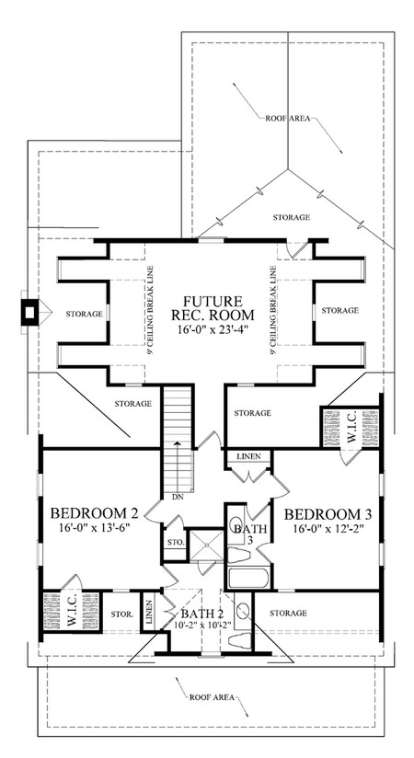 Floorplan 2 for House Plan #7922-00103
