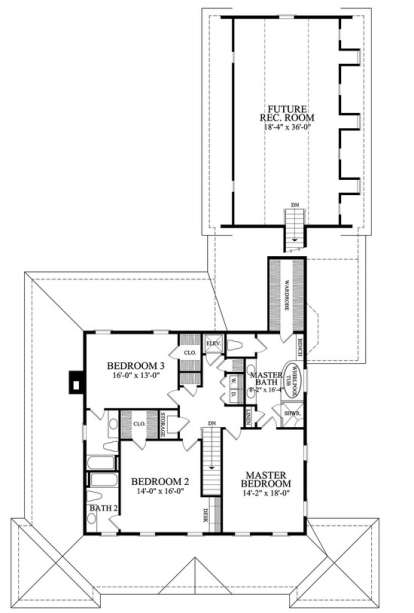 Floorplan 2 for House Plan #7922-00115