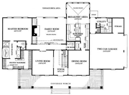 Floorplan 1 for House Plan #7922-00118