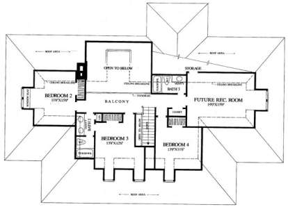 Floorplan 2 for House Plan #7922-00118