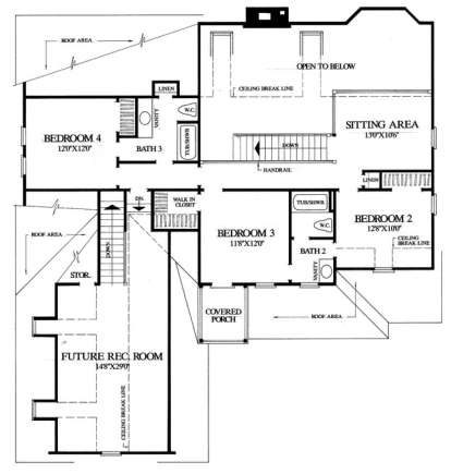 Floorplan 2 for House Plan #7922-00141