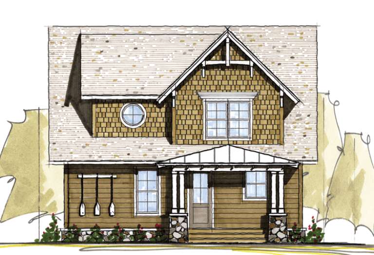 House Plan House Plan #14980 Front Elevation