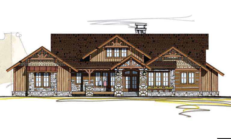 House Plan House Plan #14996 Front Elevation