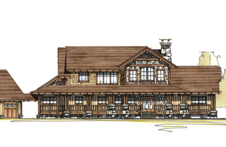 House Plan House Plan #14997 Front Elevation