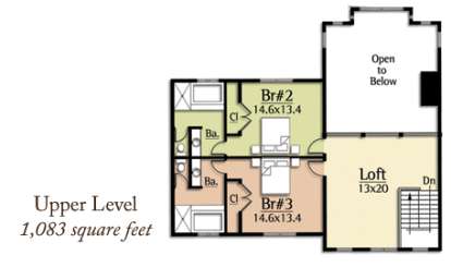Floorplan 2 for House Plan #8504-00043