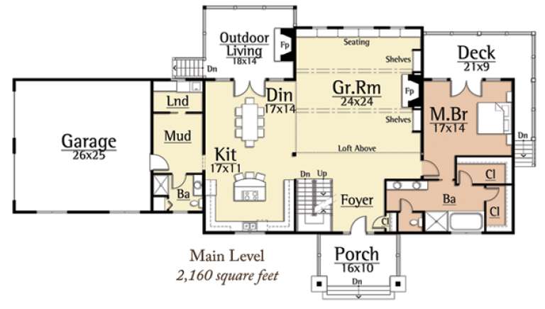 House Plan House Plan #15002 Drawing 1