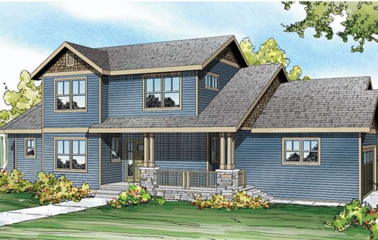 House Plan House Plan #15019 Front Elevation