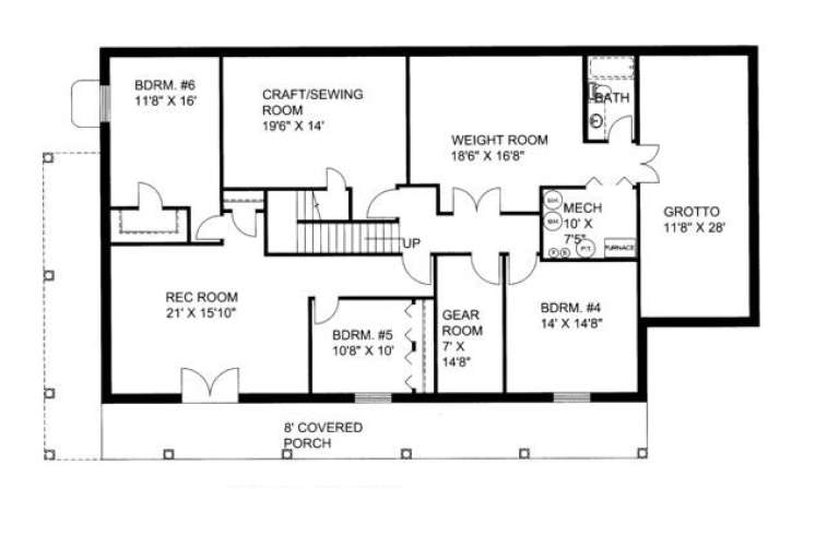 House Plan House Plan #1502 Drawing 1