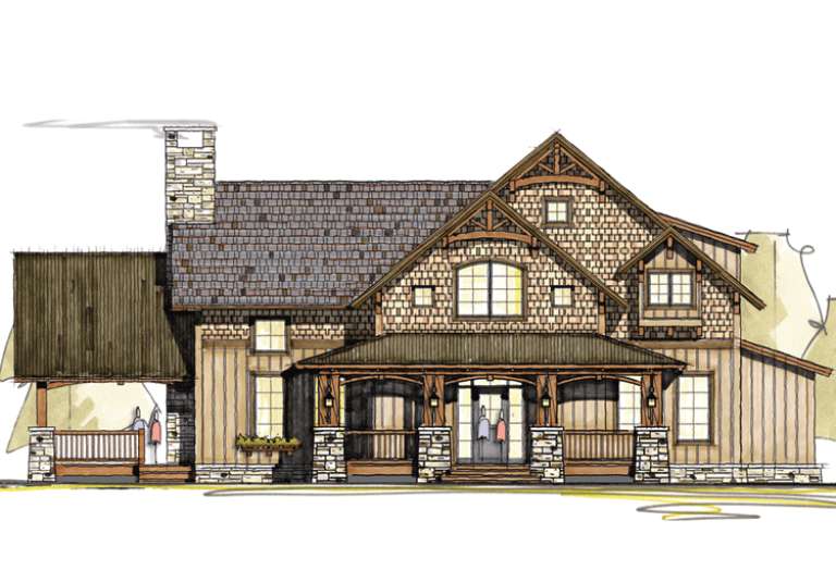 House Plan House Plan #15025 Front Elevation
