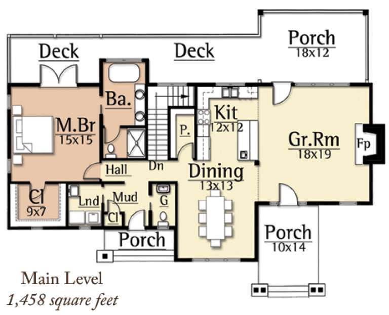 House Plan House Plan #15026 Drawing 1