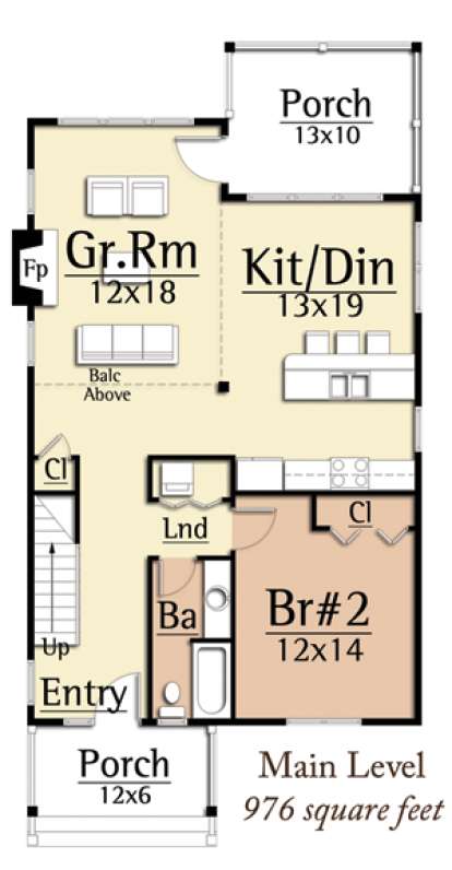 Floorplan 1 for House Plan #8504-00067