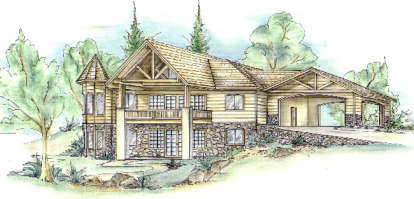 Craftsman House Plan #039-00220 Elevation Photo