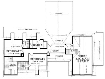 Floorplan 2 for House Plan #7922-00158