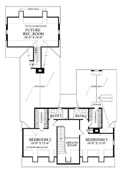 Floorplan 2 for House Plan #7922-00174