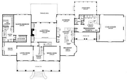 Floorplan 1 for House Plan #7922-00175