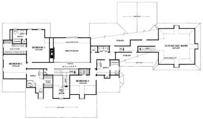 Floorplan 2 for House Plan #7922-00175