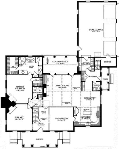Floorplan 1 for House Plan #7922-00179
