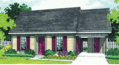 Traditional House Plan #048-00025 Elevation Photo