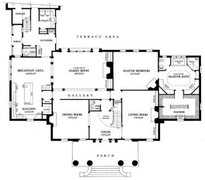 Floorplan 1 for House Plan #7922-00189