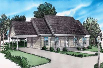Traditional House Plan #9035-00003 Elevation Photo