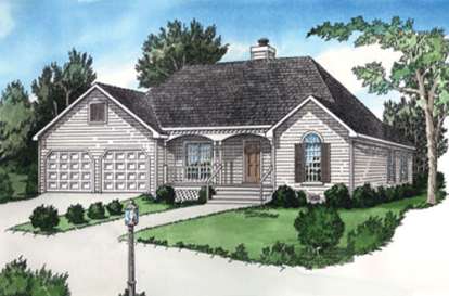 Traditional House Plan #9035-00008 Elevation Photo