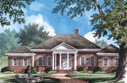 Traditional House Plan #7922-00190 Elevation Photo