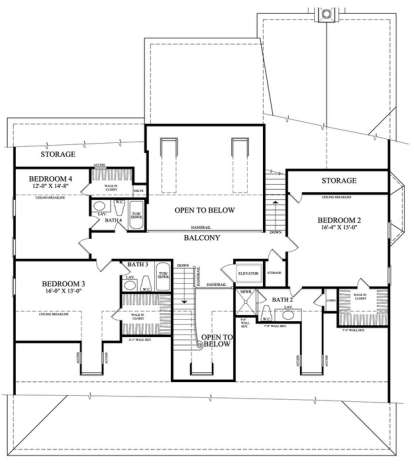 Floorplan 2 for House Plan #7922-00191